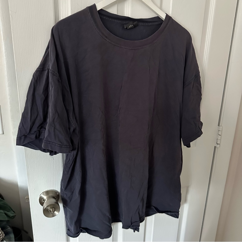 Men's Navy Blue Short Sleeve Shirt
